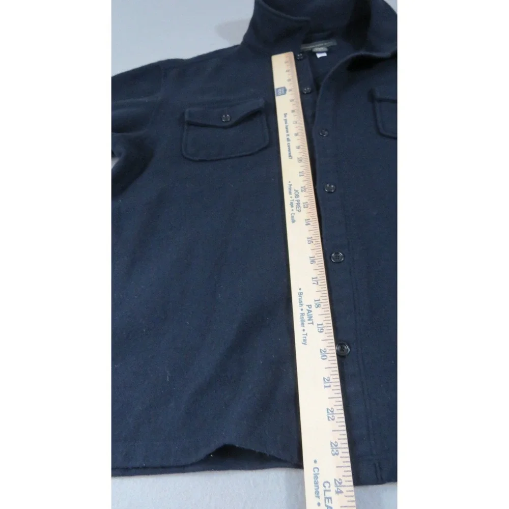 VTG Banana Republic Wool Blend Made in Korea Button Down Dark Academia Men's Lg
